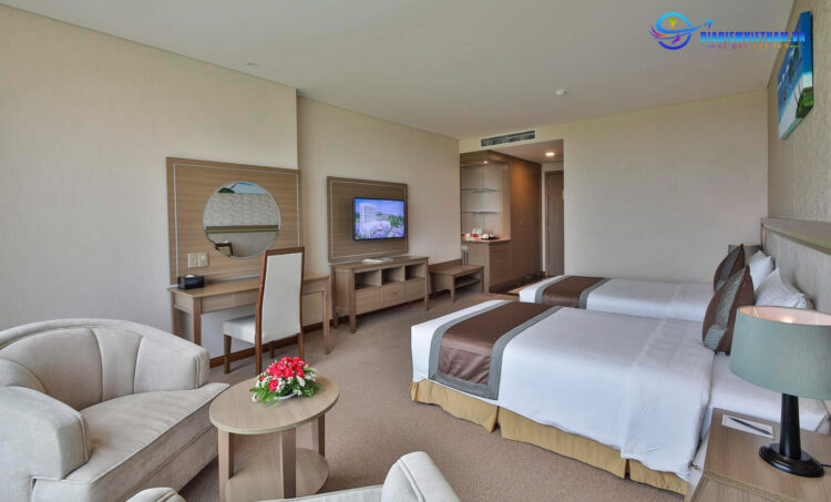 Phòng nghỉ tại khách sạn Mường Thanh Cà Mau