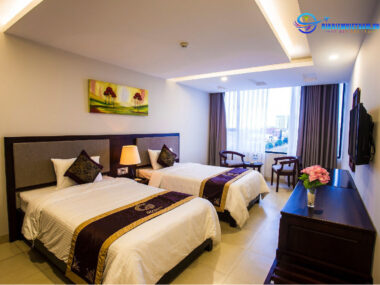 Hệ thống phòng nghỉ tại khách sạn Golden Đông Hà Quảng Trị