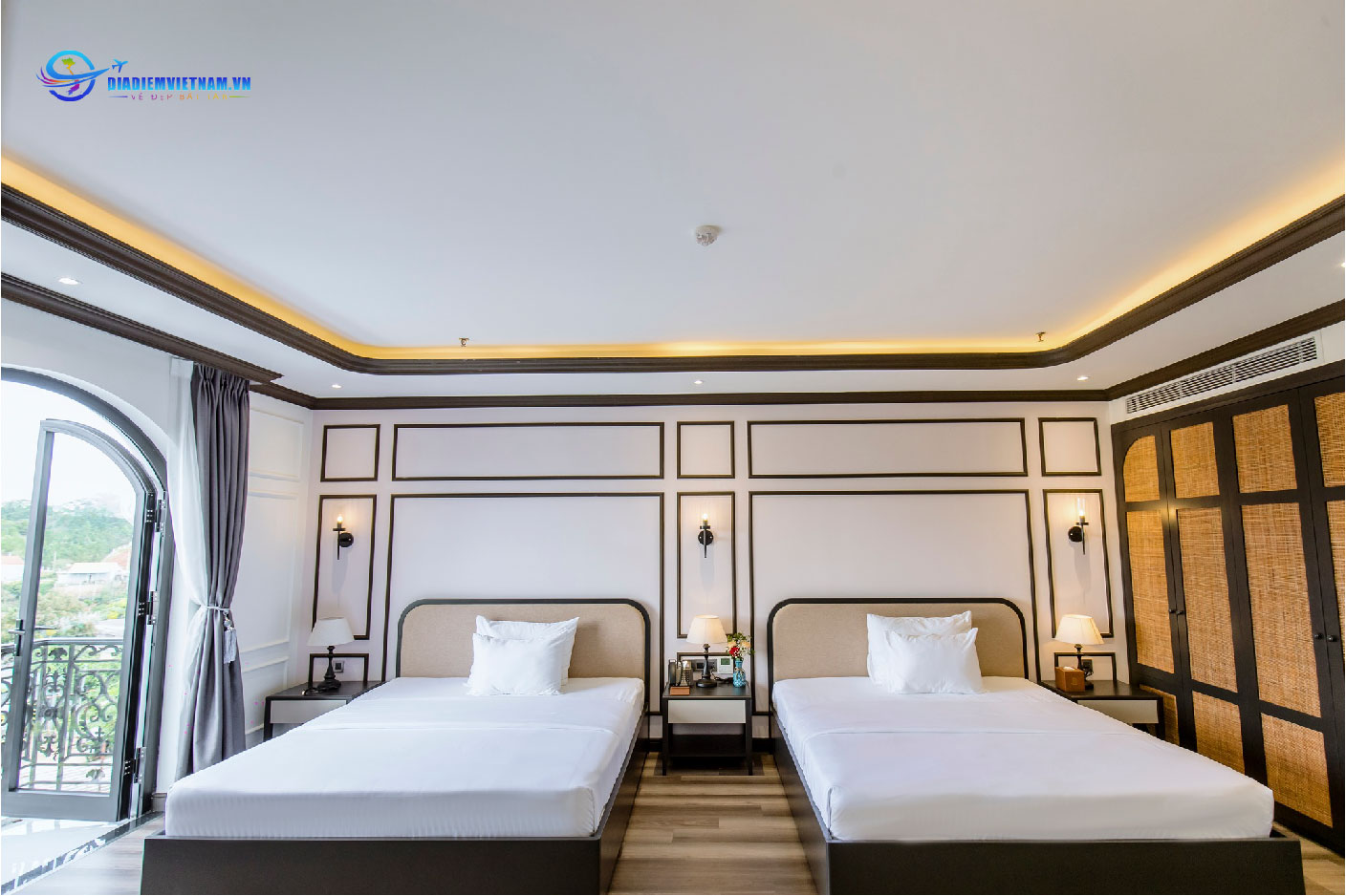 Phòng Deluxe Twin Room tại Robin Hotel Gia Nghĩa