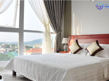 Hệ thống phòng nghỉ tại khách sạn Cẩm Thành Quảng Ngãi