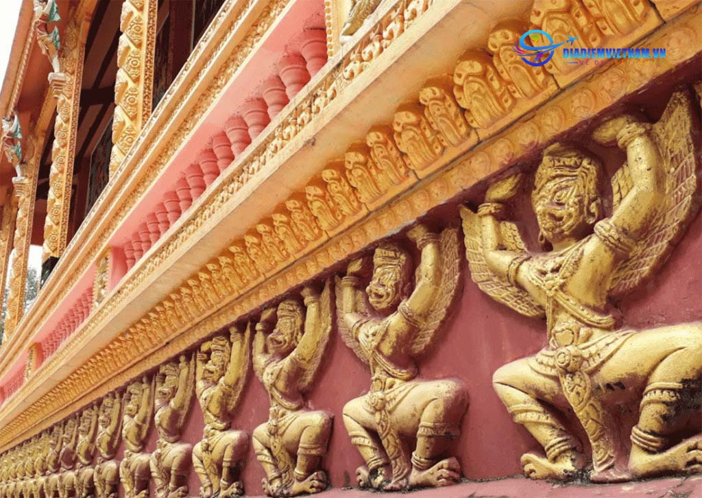Khám phá kiến trúc chùa Chùa Khmer Phù Ly