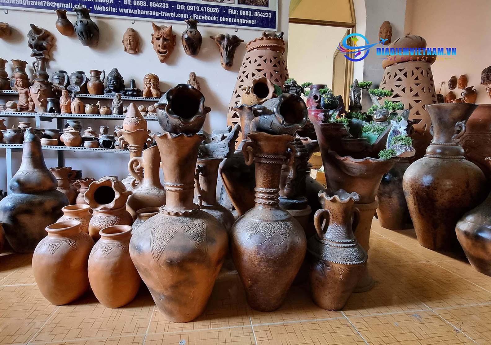Những sản phẩm của làng gốm Bàu Trúc