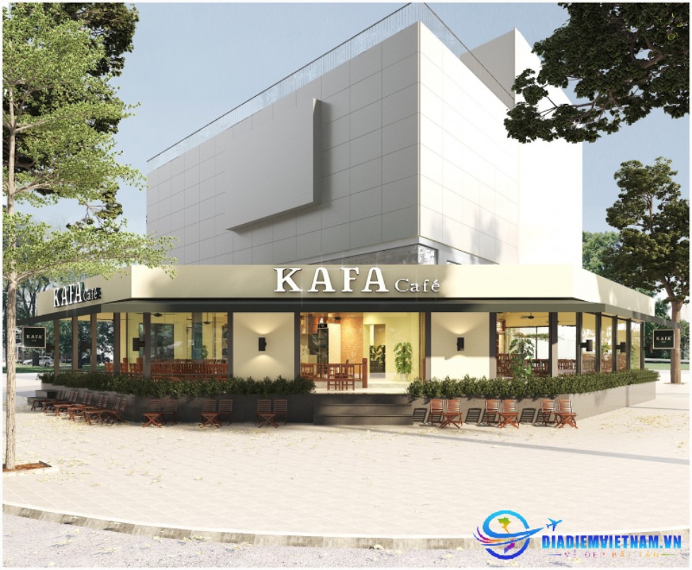 không gian rộng rãi, thoáng mát và đầy sang trọng của Kafa cafe