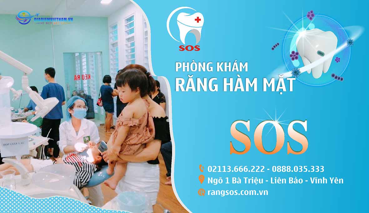 Răng – Hàm – Mặt SOS là phòng khám nha khoa ở Vĩnh Phúc uy tín hàng đầu
