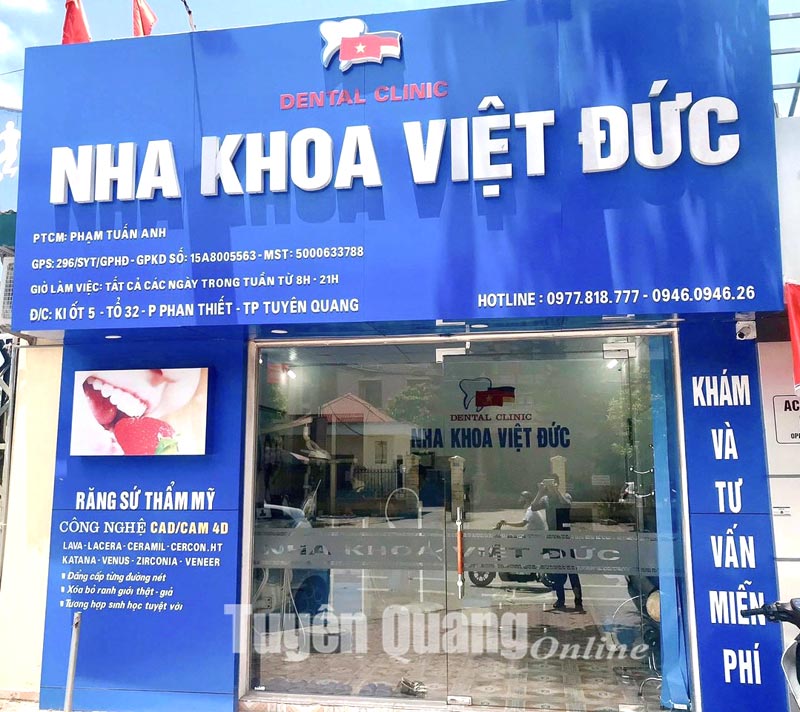 Nha khoa Việt Đức - phòng khám nha khoa Tuyên Quang