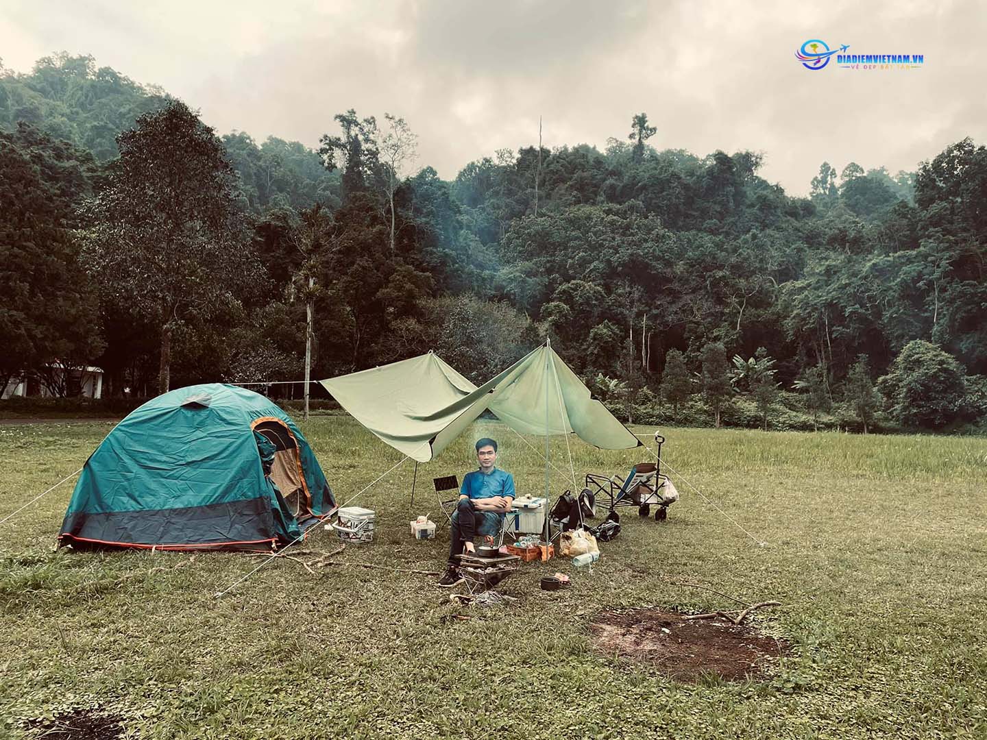 Camping tại Ba Khan